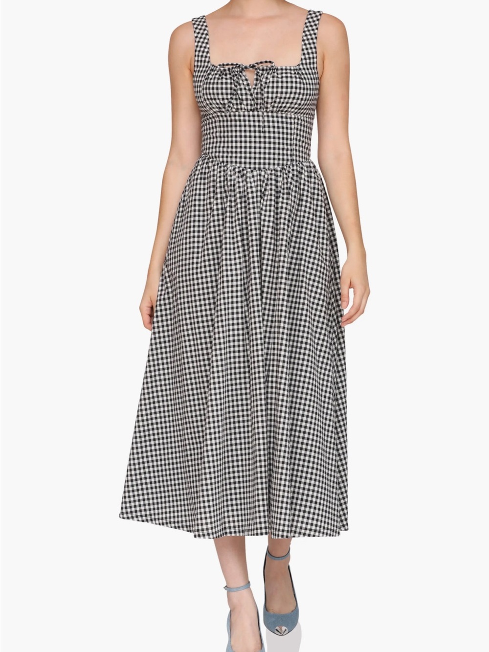 NWOT NEW UNWORN Avec Les Filles Ruched Midi Dress size 6